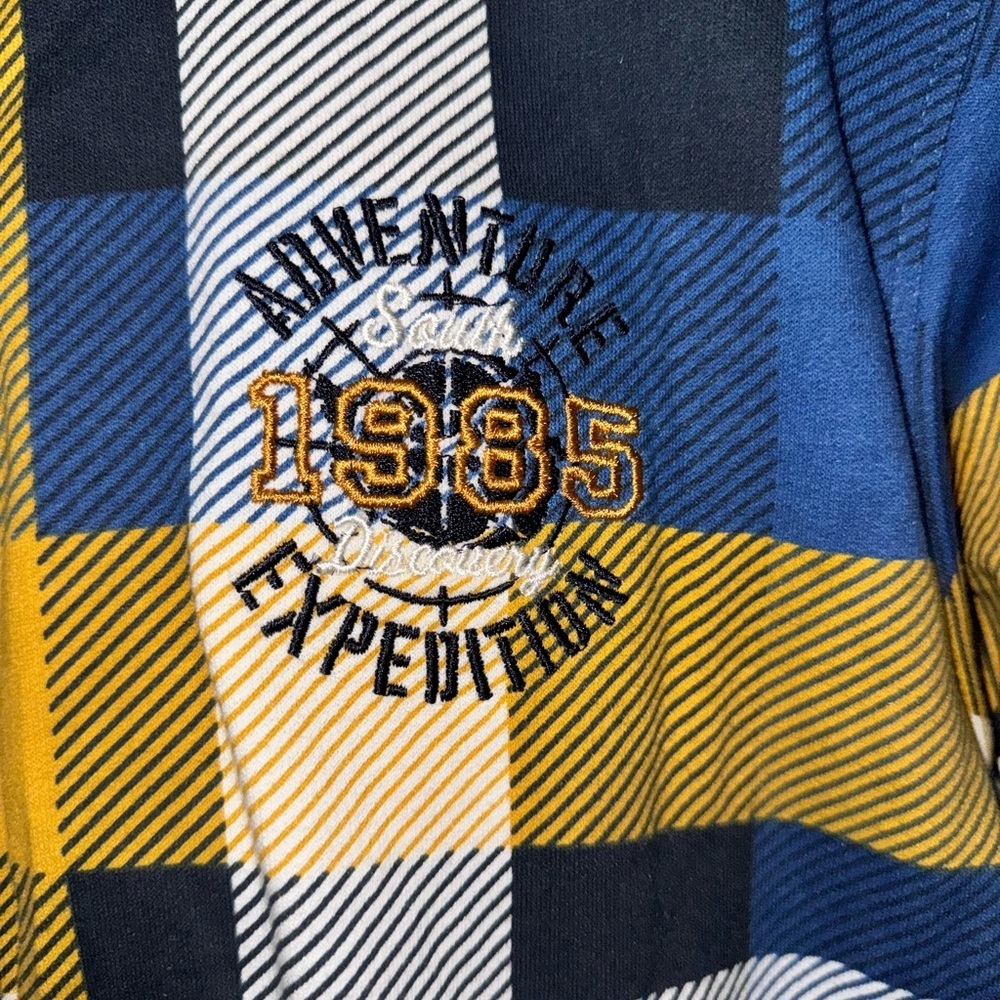 Yigga 1985 Expedition Plaid Zip-Up Hoodie - Size 158/164 (US Youth 12-14) Youth - Picture 3 of 11